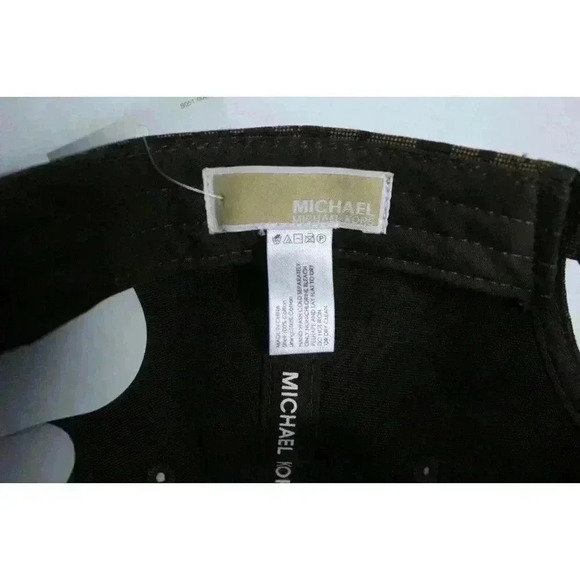 AUTHENTIC MICHAEL KORS BASEBALL‎ HAT/CAP BROWN W/MK LOGO ADJUSTABLE. NEW main image 5